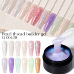 BOKAS CP-12 OEM/ODM 12 Color Pearl Threaded Builder Gel