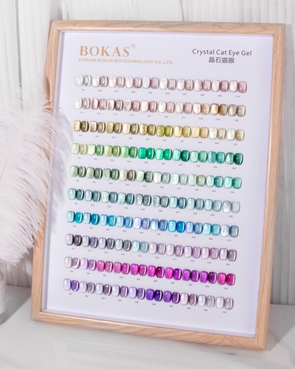 BOKAS BI-200 OEM/ODM 200 Colors Crystal Cat Eye GeL Nail Polish