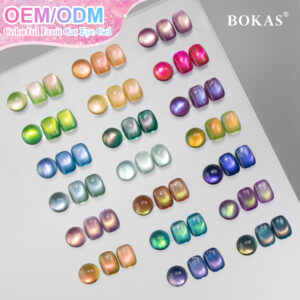 BOKAS CS-20 OEM/ODM 20 Colors Colorful Fruit Cat Eye Gel Nail Polish