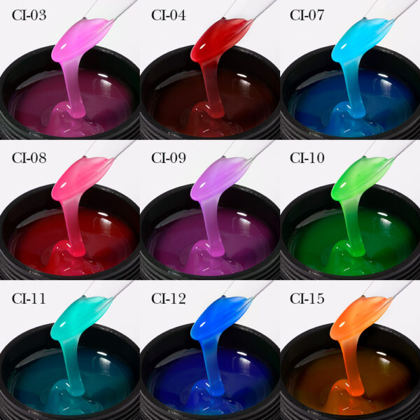 BOKAS CI-16 OEM/ODM 16 Color Glass Builder Gel
