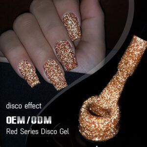 BOKAS BB-12 OEM/ODM 12 Colors Diamond Reflective Caramel Series Disco Gel Nail Polish