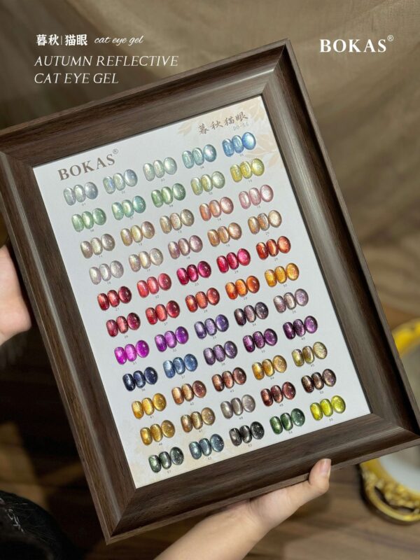 BOKAS DO-55 OEM/ODM 55 Colors Autumn Reflective Cat Eye GeL Nail Polish