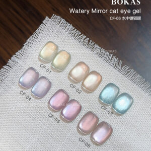 BOKAS CF-06 OEM/ODM 6 Colors Watery Mirror Cat Eye Gel Nail Polish