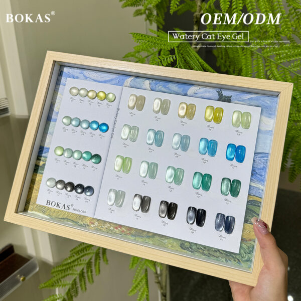 BOKAS BZ-130 OEM/ODM 130 Colors Watery Cat Eye Gel Nail Polish