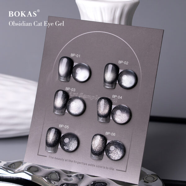 BOKAS BP-12 OEM/ODM 12 Colors Obsidian Cat Eye GeL Nail Polish