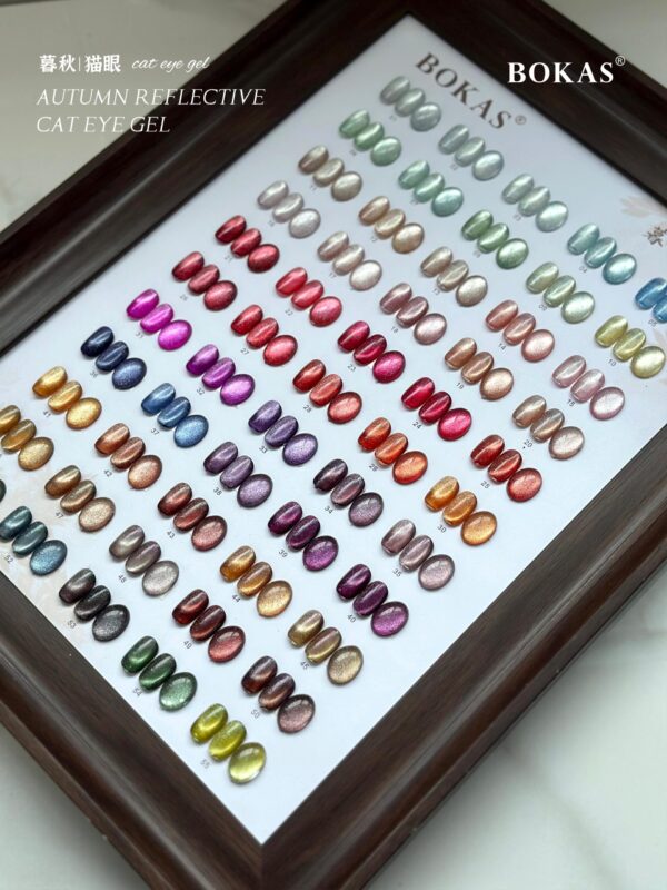 BOKAS DO-55 OEM/ODM 55 Colors Autumn Reflective Cat Eye GeL Nail Polish