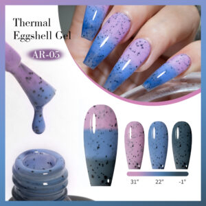 BOKAS AR-12 OEM/ODM 12 Colors Temperature Change Eggshell Gel Nail Polish