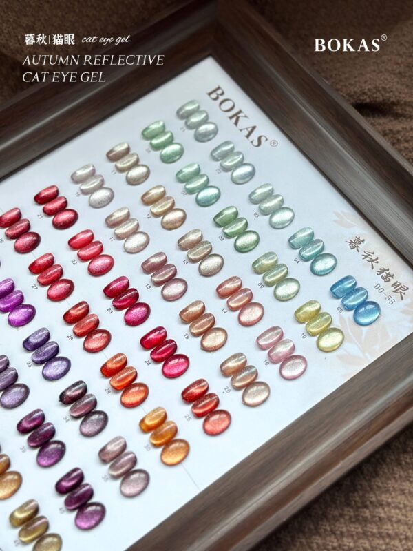 BOKAS DO-55 OEM/ODM 55 Colors Autumn Reflective Cat Eye GeL Nail Polish
