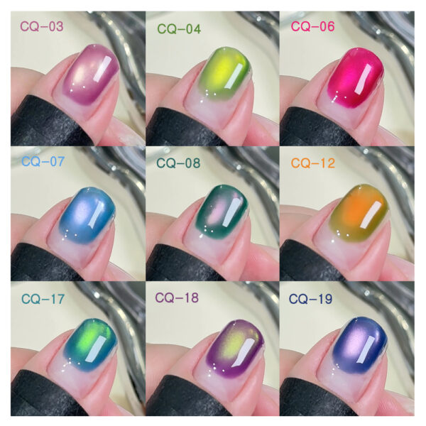 BOKAS CS-20 OEM/ODM 20 Colors Colorful Fruit Cat Eye Gel Nail Polish