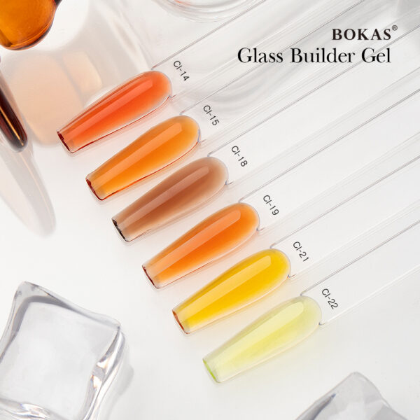 BOKAS CI-16 OEM/ODM 16 Color Glass Builder Gel