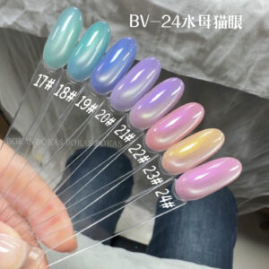 BOKAS BV-24 OEM/ODM 24 Colors Jellyfish Cat Eye Gel Nail Polish