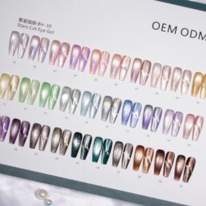 BOKAS BH-30 OEM/ODM 30 Colors Stars Cat Eye GeL Nail Polish