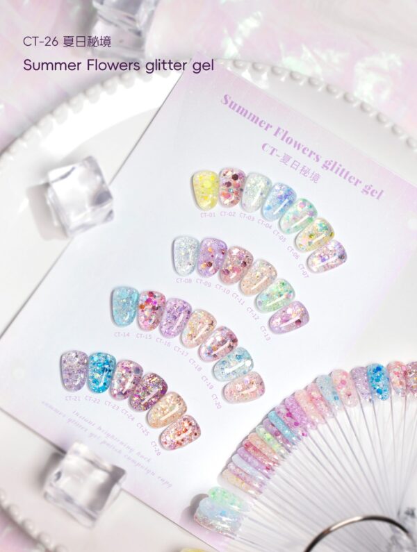 BOKAS CT-26 OEM/ODM 26 Colors Summer Flowers Cat Eye GeL Nail Polish